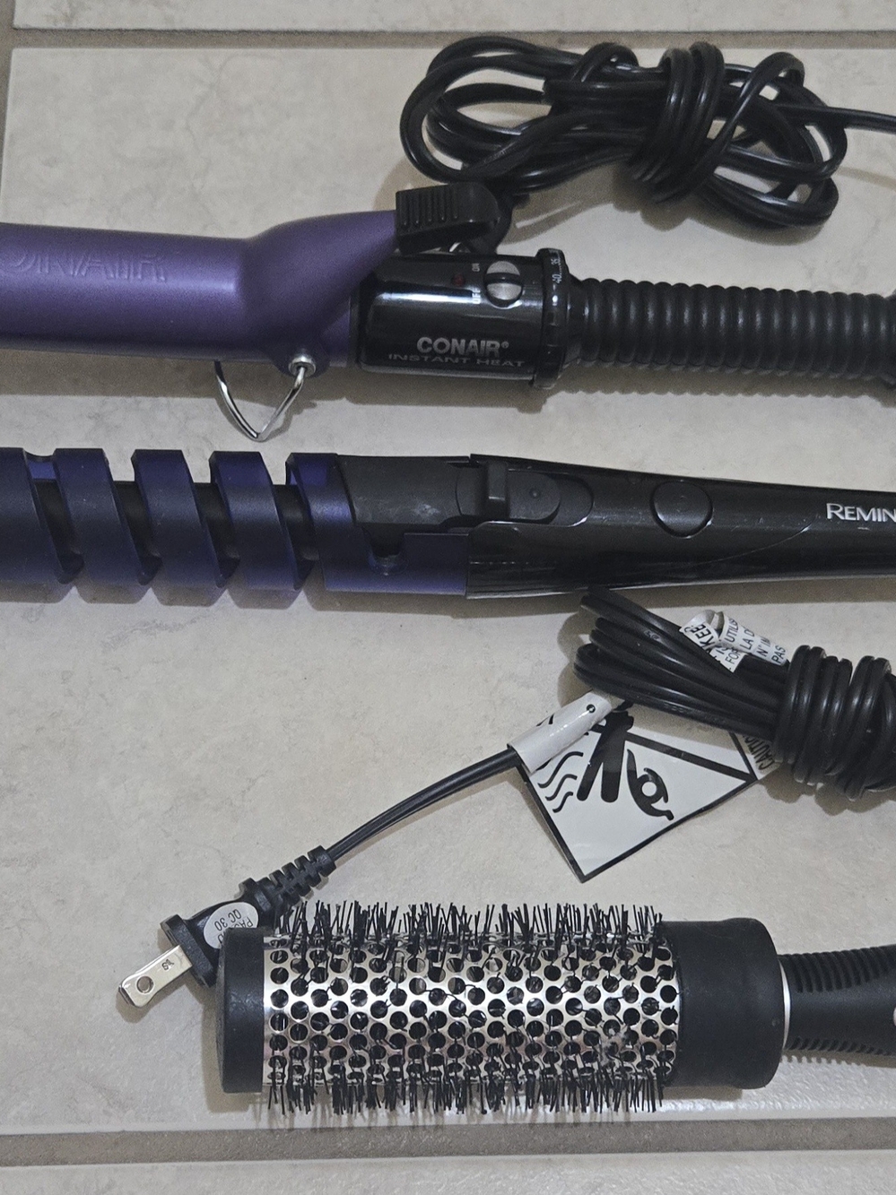 Bundle *** Conair and Remington Purple Curling Iro — Women’s Ceramic Styling